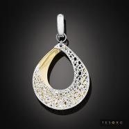 Teardrop crossover pendant Y and W 1000x1000